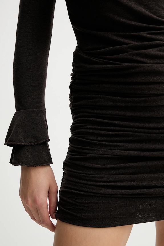 Answear.LAB sukienka 51428 brązowy