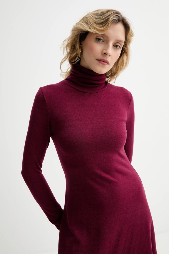 Šaty Answear.LAB 92730/2 burgundské