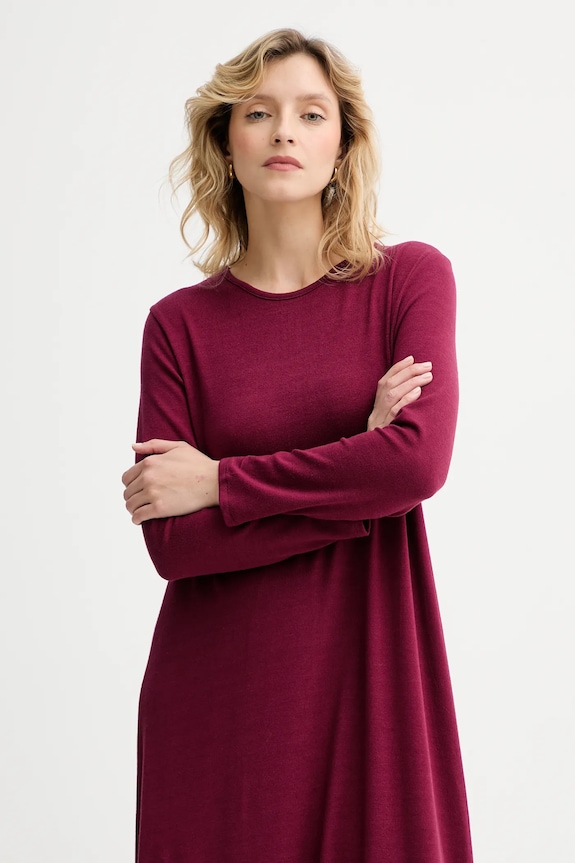 Šaty Answear.LAB burgundské 51429/2