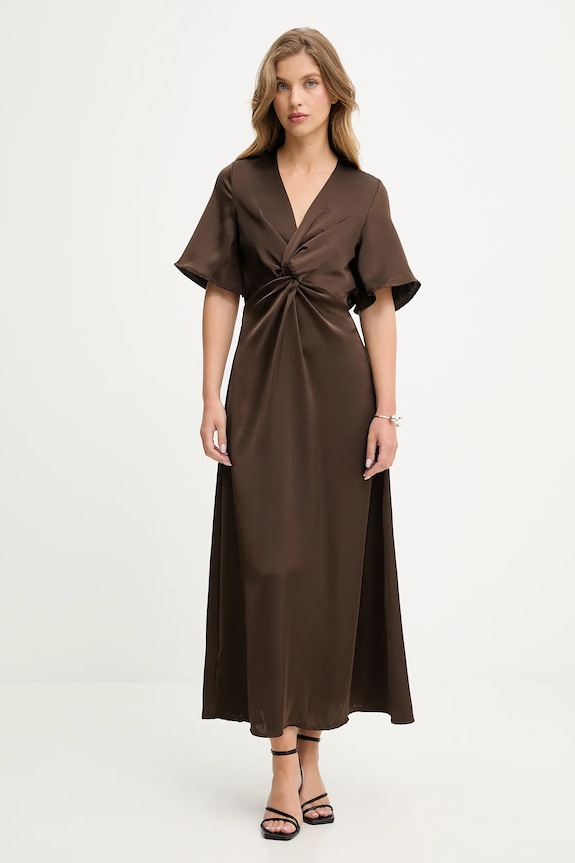 Obleka Answear.LAB Casual rjava 16946.hak