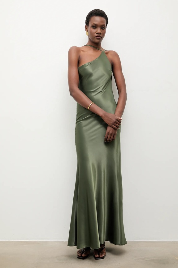 Answear.LAB vestito maxi verde SNG.146.TOS