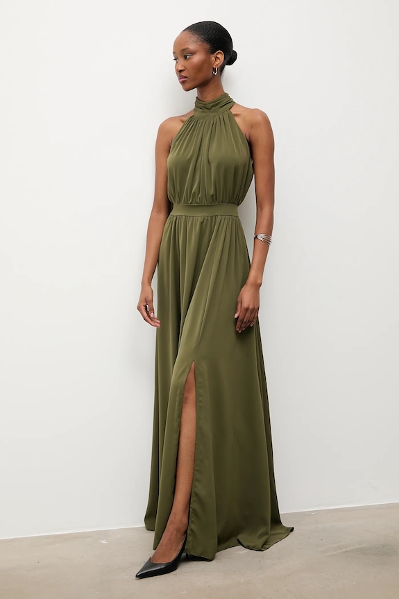 Answear.LAB vestito maxi verde sng.rahy.tos