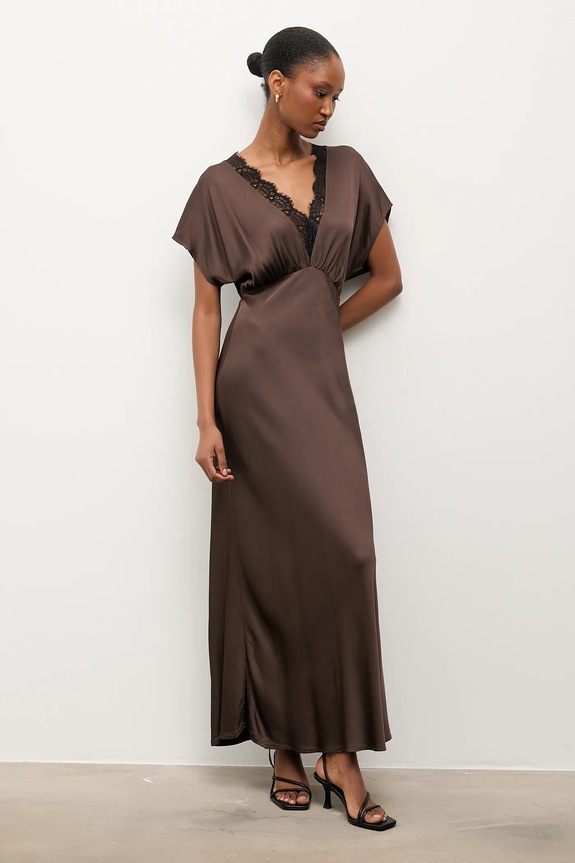 Answear.LAB vestito applique marrone 55657.iak