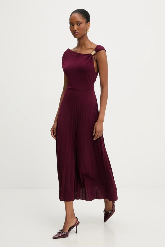 Answear.LAB rochie burgundia AB853.iak