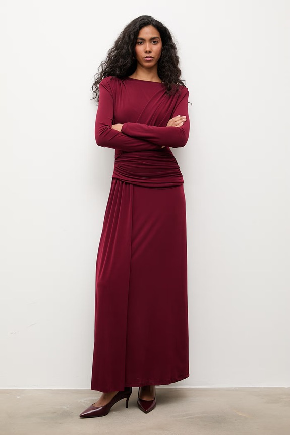 Answear.LAB rochie sng.101.tos burgundia WA25