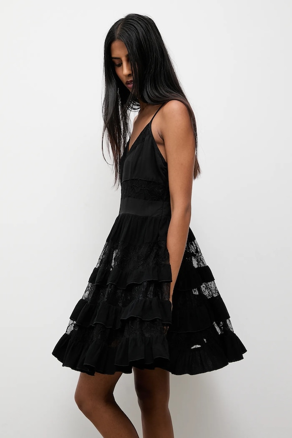 Льняное платье Answear.LAB casual чёрный 3212.isr