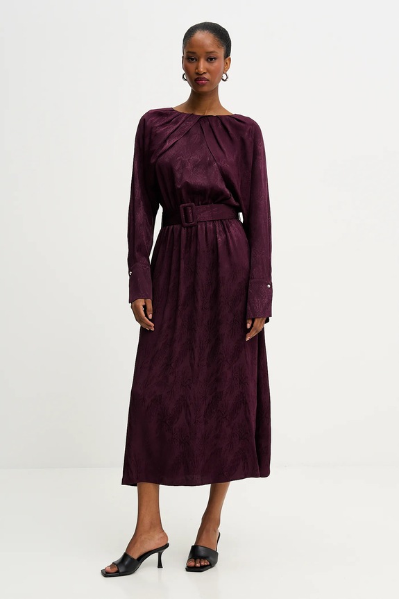 Answear.LAB ruha 50209.TOS burgundia WS26