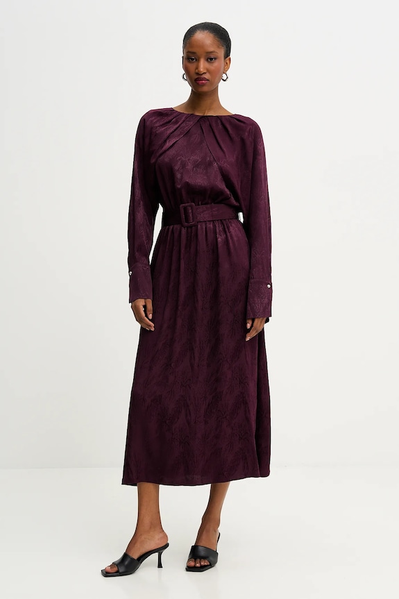 Answear.LAB ruha 50209.TOS burgundia WS26