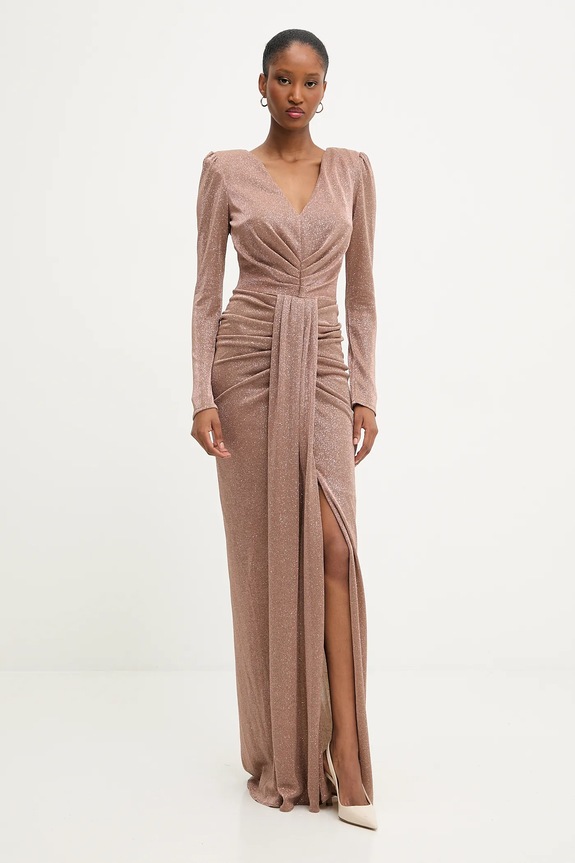 Answear.LAB rochie 57666-24Y.TOS portocaliu WA25