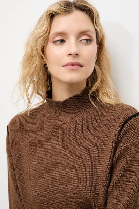 Answear.LAB sweter z kaszmirem brązowy 2685.fh