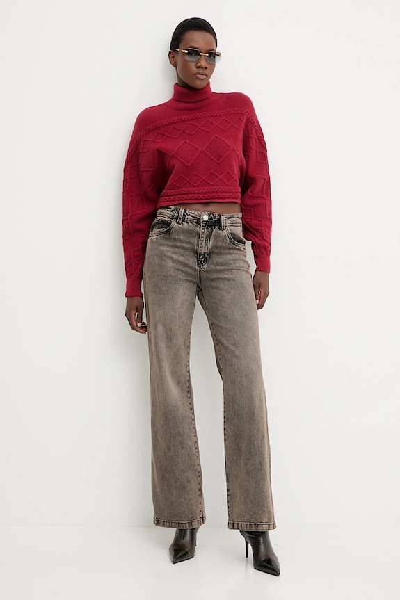 Answear.LAB sweter z kaszmirem 2722.fh czerwony WA25