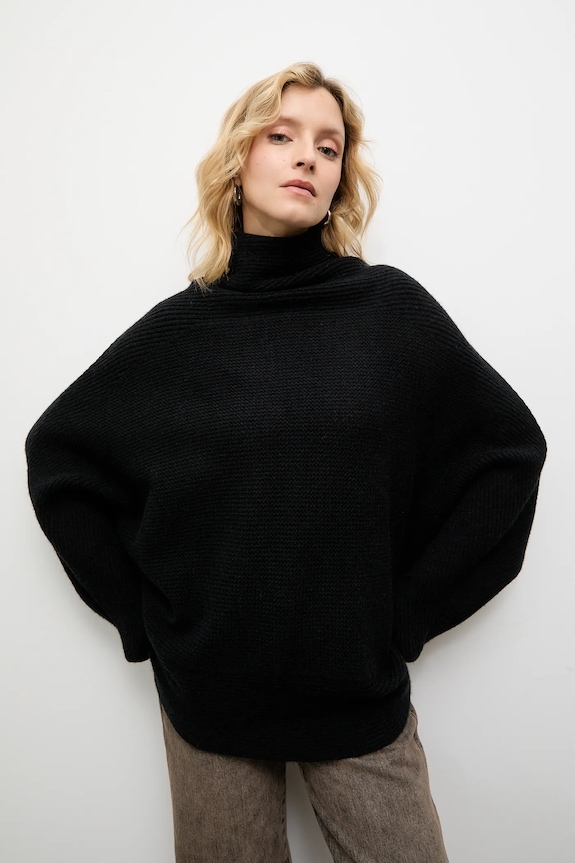 Answear.LAB sweter z kaszmirem czarny 2723.fh