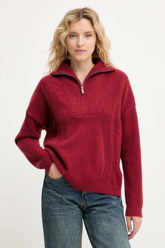 Answear.LAB sweter z kaszmirem czerwony 2713.fh