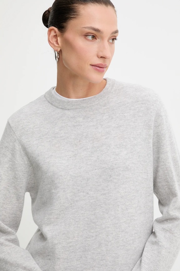Answear.LAB sweter z wełny merino szary WA25-SWD021
