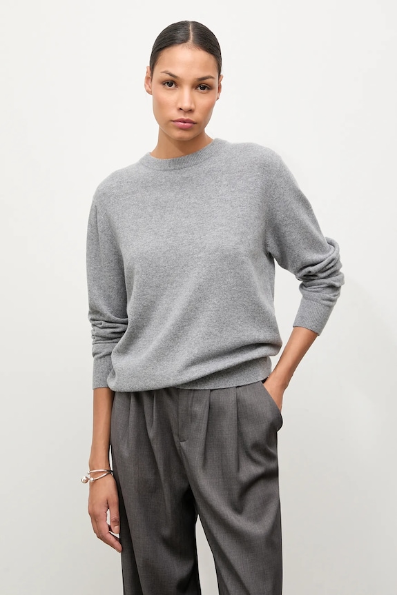 Answear.LAB sweter z wełny merino szary WA25-SWD021