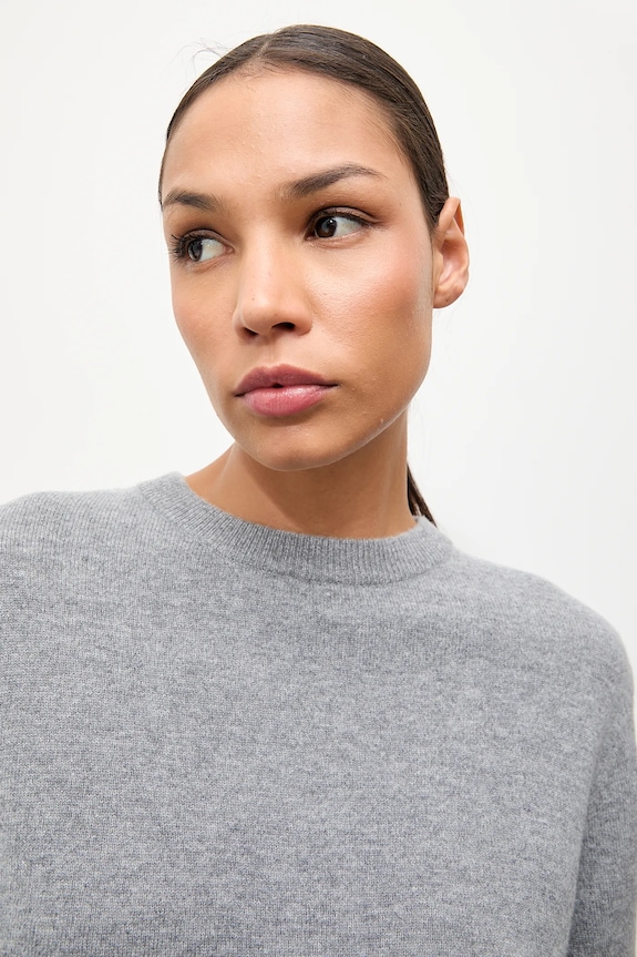 Answear.LAB sweter z wełny merino WA25-SWD021 szary