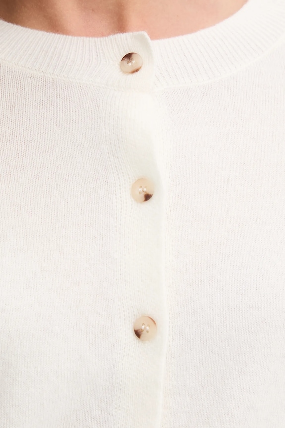 Answear.LAB cardigan din lana WA25-SWD024 bej
