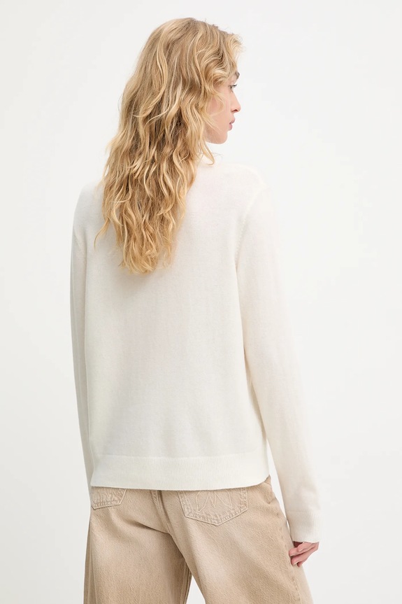 Odzież Answear.LAB sweter z wełny merino WA25-SWD027 beżowy