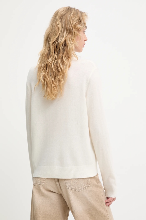 Odzież Answear.LAB sweter z wełny merino WA25-SWD027 beżowy