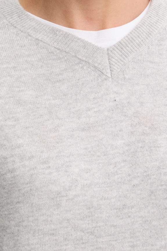Answear.LAB sweter z wełny merino WA25-SWD027 szary