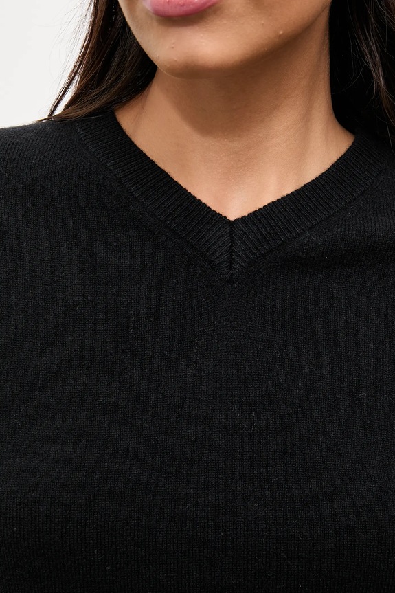 Answear.LAB sweter z wełny merino z apaszką WA25-SWD029