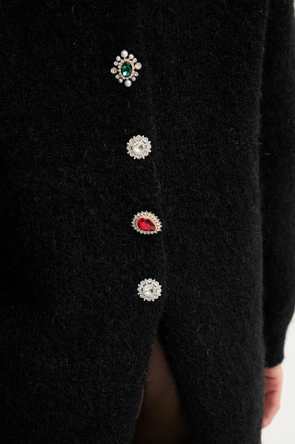 Answear.LAB sweter z wełną 2521.FH czarny