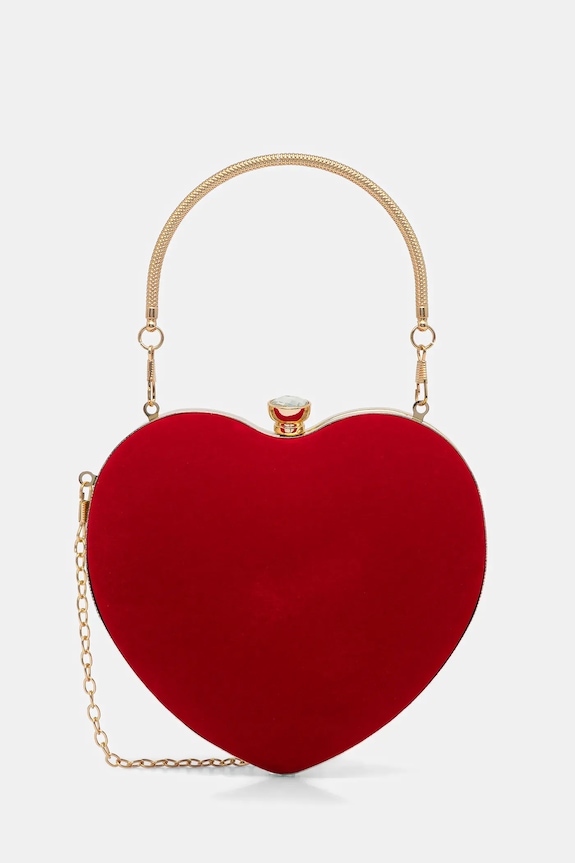 Večerna torbica Answear.LAB Tekstil rdeča baggg.27.cjk