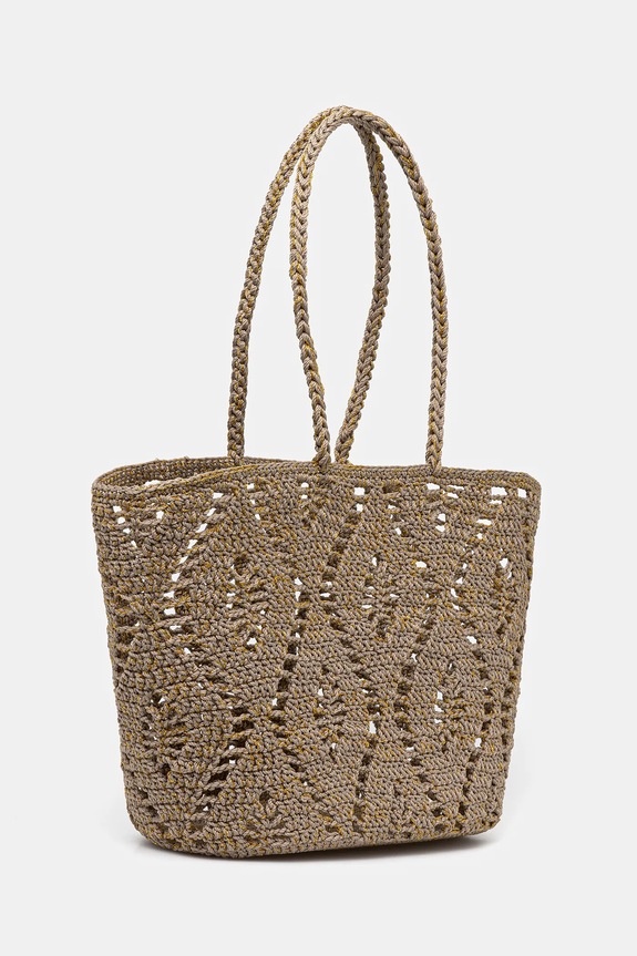 Τσάντα παραλίας Answear.LAB b8326 καφέ WA25