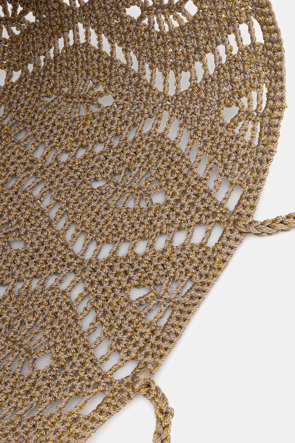 Τσάντα παραλίας Answear.LAB καφέ b8326