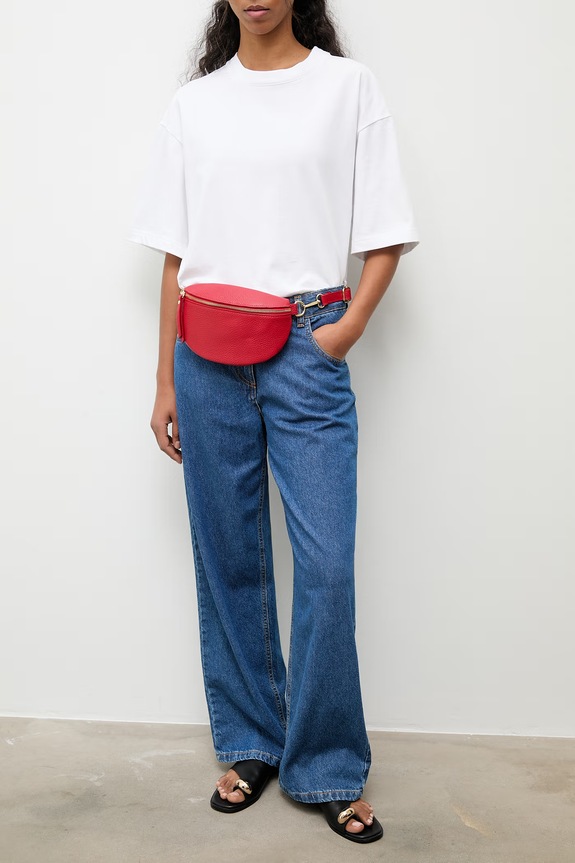 Answear.LAB nerka damska skórzana czerwony 565.hak