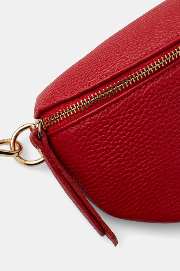 Answear.LAB nerka damska skórzana 565.hak czerwony