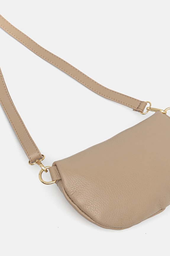 Answear.LAB τσαντάκι μέσης γυναικείο δερμάτινο καφέ 565.hak