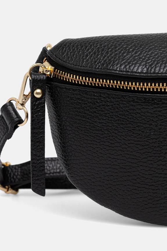 Αξεσουάρ Answear.LAB τσαντάκι μέσης γυναικείο δερμάτινο 565.hak μαύρο