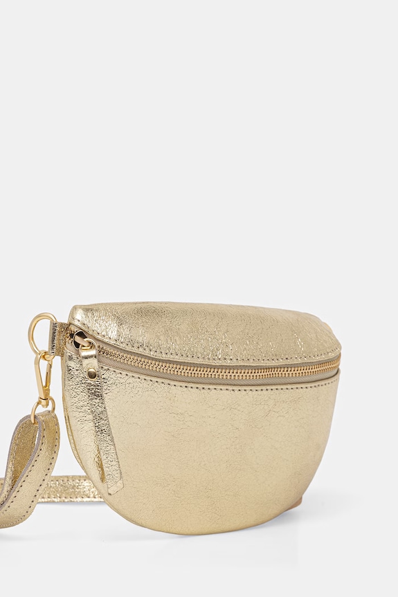 Answear.LAB Τσαντάκι μέσης Γυναικείο δερμάτινο 565.hak χρυσαφί WS26