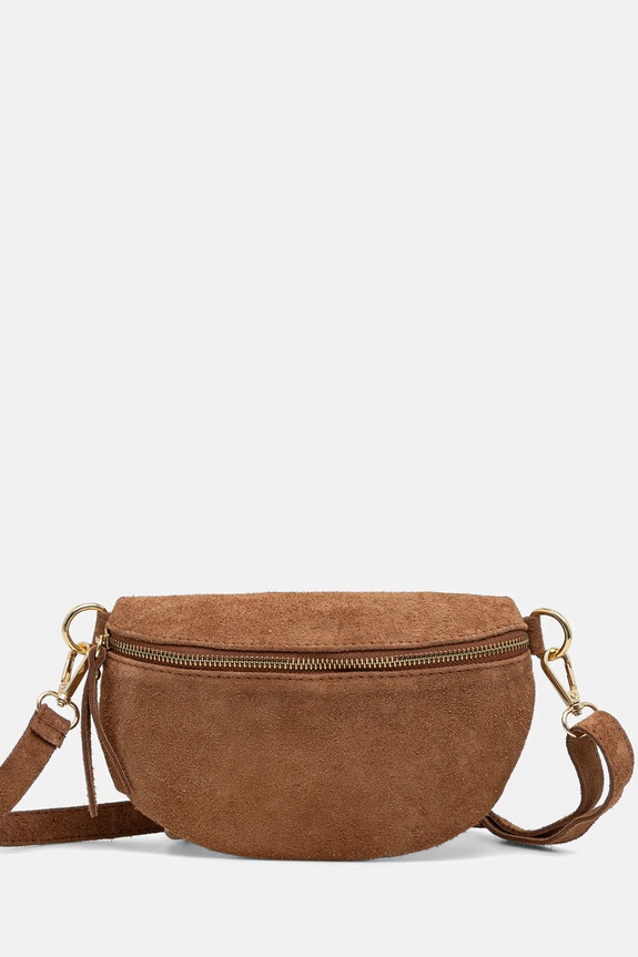 Answear.LAB pasna torbica ženska semišasta Ne ustreza A4 rjava 683.hak