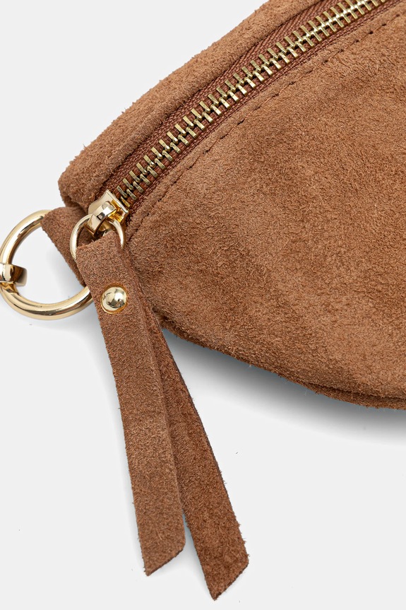 Answear.LAB pasna torbica ženska semišasta rjava 683.hak