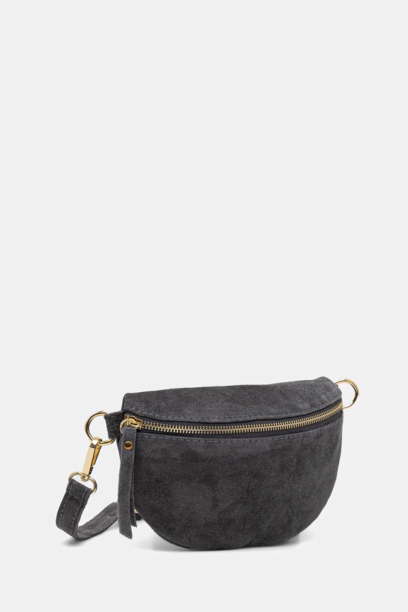 Answear.LAB pasna torbica ženska semišasta 683.hak siva WS26