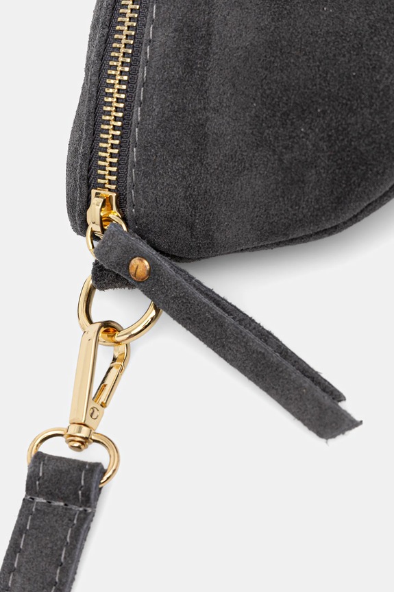 Answear.LAB pasna torbica ženska semišasta siva 683.hak