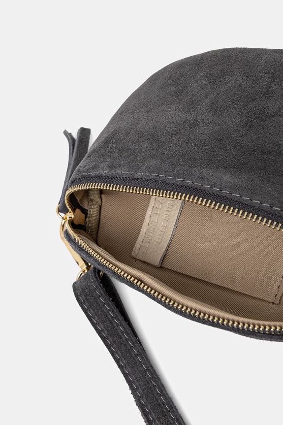 Answear.LAB pasna torbica ženska semišasta 683.hak siva