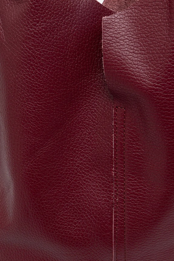 Kožená kabelka Answear.LAB burgundské 916.hak