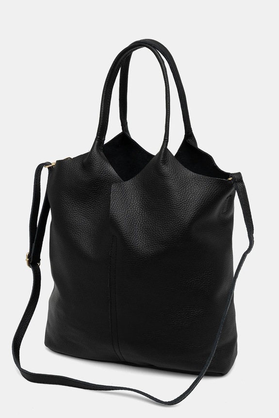 Answear.LAB torebka skórzana czarny 916.hak