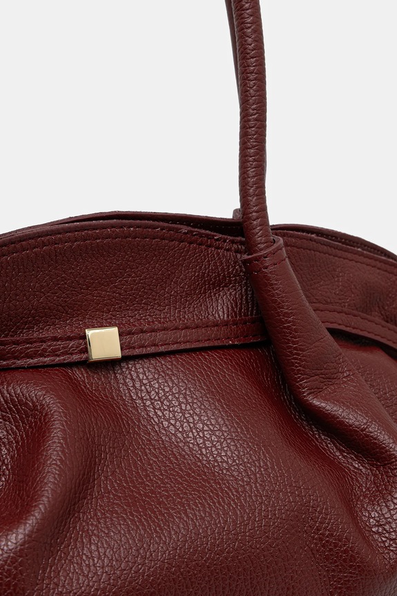 Δερμάτινη τσάντα Answear.LAB 1250.hak μπορντό