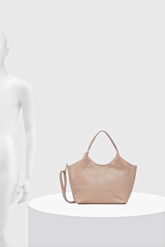 Answear.LAB torebka shopper damska skórzana 1239.hak różowy