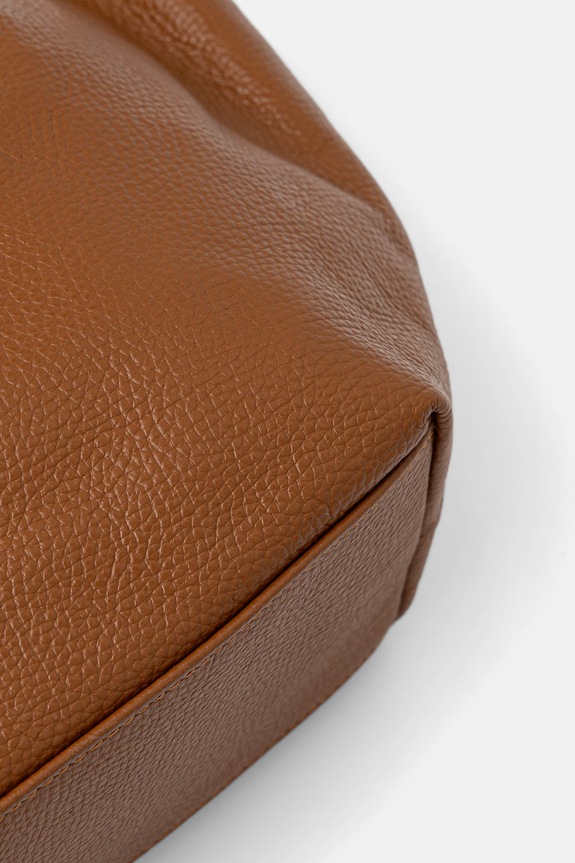 Answear.LAB torebka shopper damska skórzana brązowy 1239.hak
