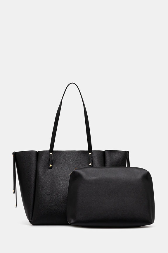 Torba Answear.LAB bez uzorka crna YP-21771.clk
