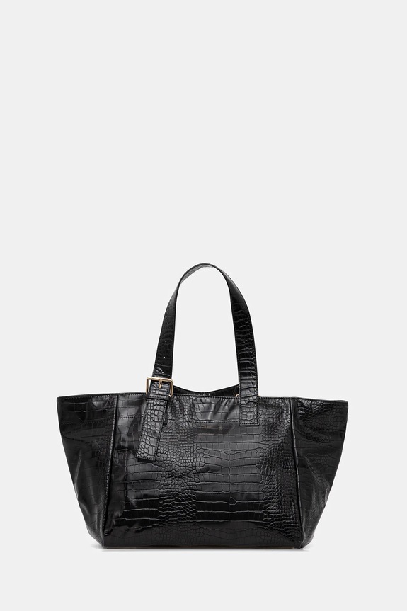 Torbica Answear.LAB Imitacija zrnatega usnja črna YP-21764.clk