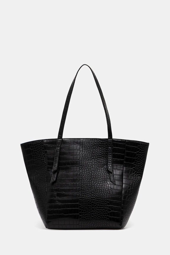 Torbica Answear.LAB Imitacija zrnatega usnja črna Y24891.clk