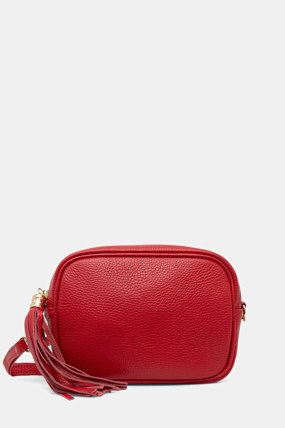 Answear.LAB crossbody kabelka dámska kožená červená 1159.hak
