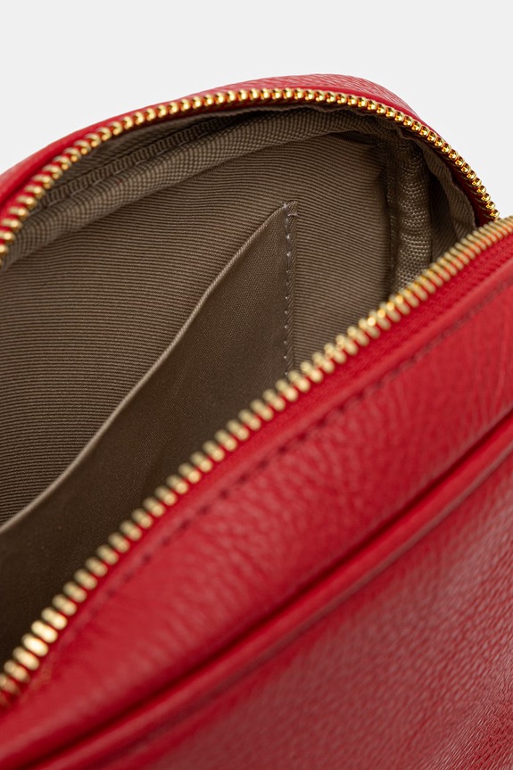 Answear.LAB crossbody kabelka dámska kožená 1159.hak červená