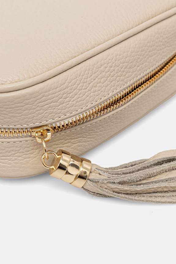Answear.LAB crossbody kabelka dámska kožená béžová 1159.hak